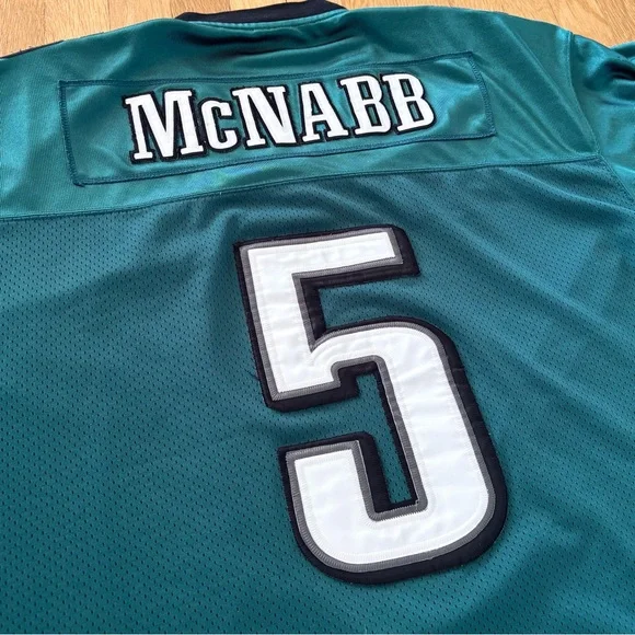 Rare Reebok Philadelphia Eagles McNabb Jersey On Field 52 Embroidered Retro NFL